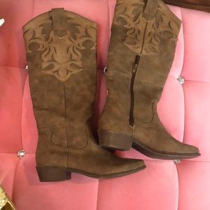 Tall cowboy boots